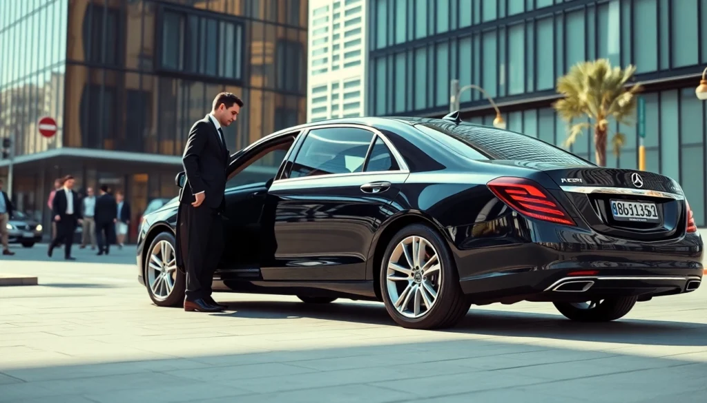 Experience premium Chauffeur Services Nottingham with a luxury sedan ready for discerning travelers.