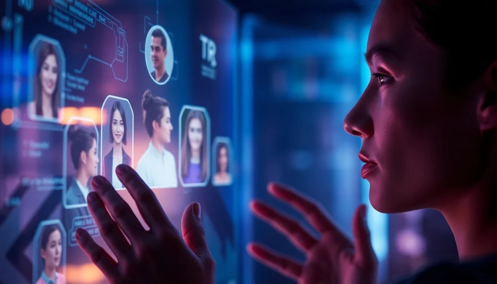 Engaging digital scene showcasing AI interaction and intimacy in the realm of ai sex.