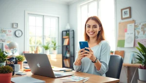 Showcasing paid links for Instagram creators in a vibrant creative workspace.