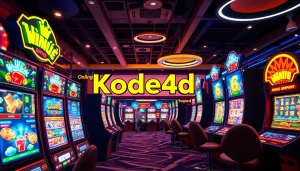 Kode4d online gaming environment showcasing vibrant slot games and engaging user interface.