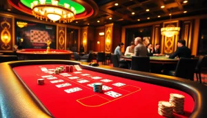 Experience luxury gambling at https://xx88.us/ with a high-stakes Baccarat table scene.