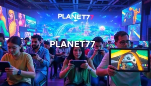 Rasakan keseruan bermain PLANET77 game dengan pemain aktif dan lingkungan permainan yang dinamis.
