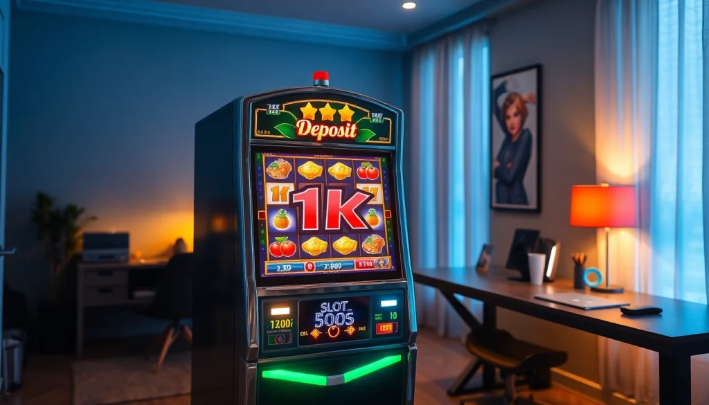Temukan pengalaman baru bermain slot deposit 1k dengan setup gaming yang menarik dan mengundang.