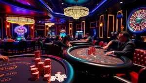 Experience the thrill of winning at https://thabet.vegas/ with vibrant casino tables and games.