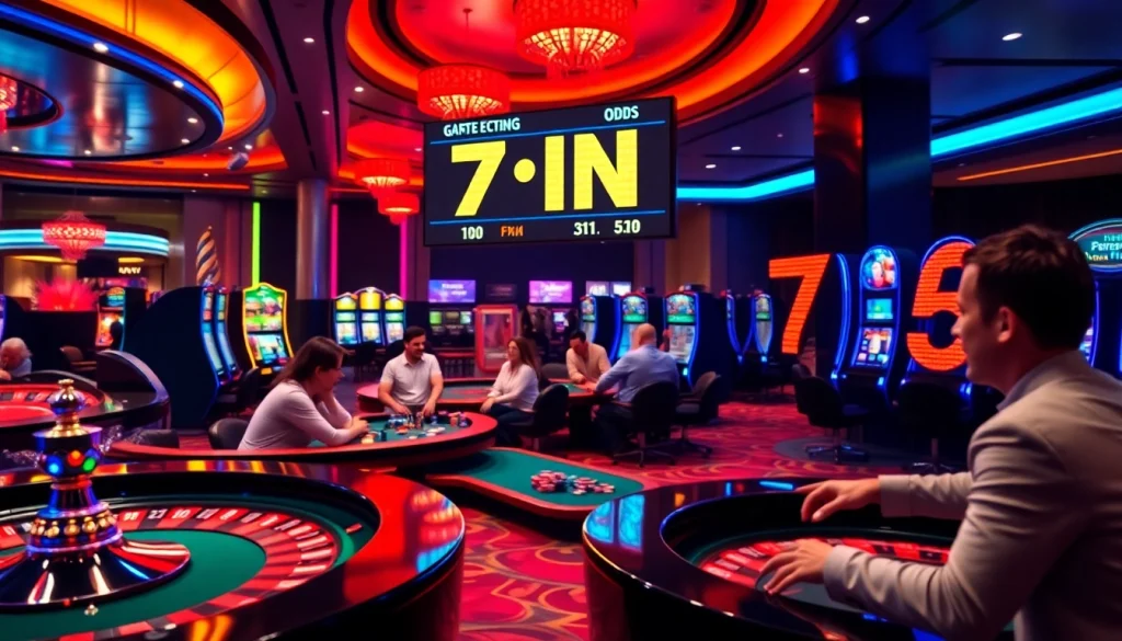 Experience thrilling gaming action at 7m cn with poker tables and exciting slot machines.