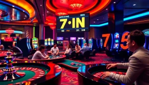 Experience thrilling gaming action at 7m cn with poker tables and exciting slot machines.