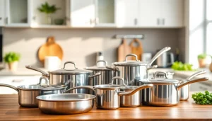 Cooking with stainless steel cookware NZ offers ideal kitchen versatility and style.
