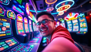 Trải nghiệm sự hứng khởi của trò chơi AX88 với cảnh chơi sôi động và giao diện số sống động đầy cuốn hút.