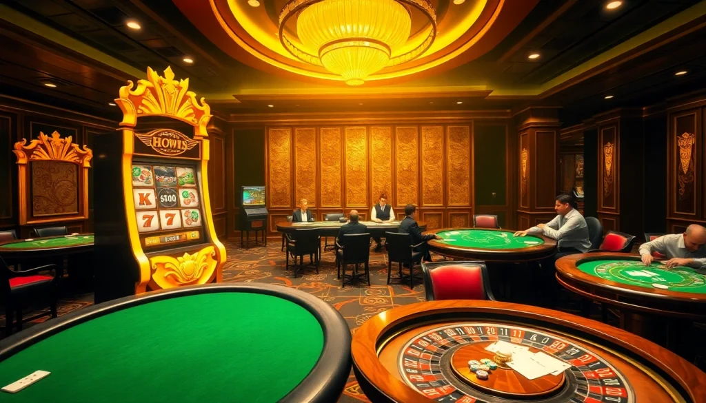 Experience the excitement at Cổng game Haywin, with vibrant slot machines and thrilling poker tables.