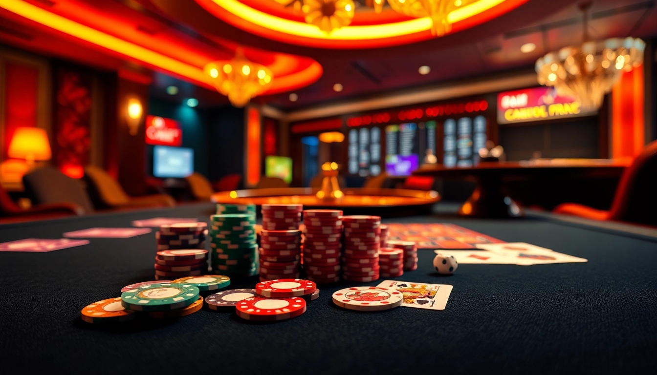 Menangkan permainan dengan ibet44 dalam suasana kasino yang menarik.