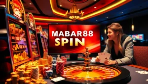 Rasakan sensasi MABAR88 Spin, menampilkan atmosfer kasino online yang seru dengan para pemain dan permainan yang dinamis.