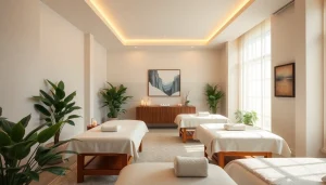 편안한 분위기와 전문적인 장식이 어우러진 인천 마사지샵.