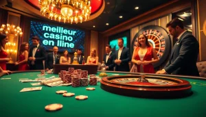 Profitez de l'excitation de gagner au meilleur casino en ligne avec des jetons de poker vibrants et des cartes élégantes.