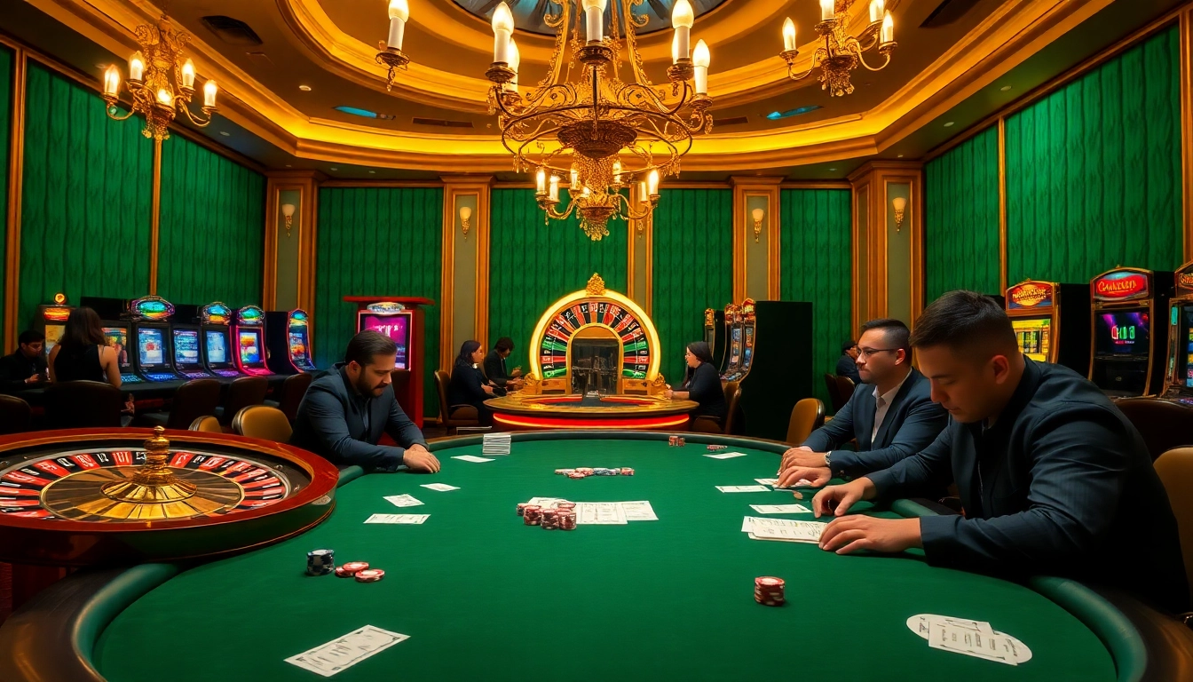 Vivez l'excitation du meilleur casino en ligne avec des tables vibrantes et des enjeux élevés.