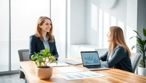 Księgowa Marzena Owczarzak w swoim nowoczesnym biurze w Mieście Poznań oferująca profesjonalne usługi finansowe.