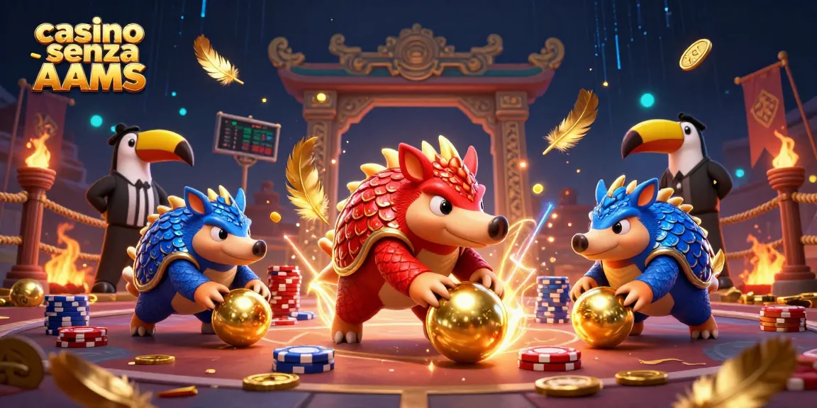 Giocare nel casino senza AAMS con i pangolini in lotta tra chip e monete d'oro