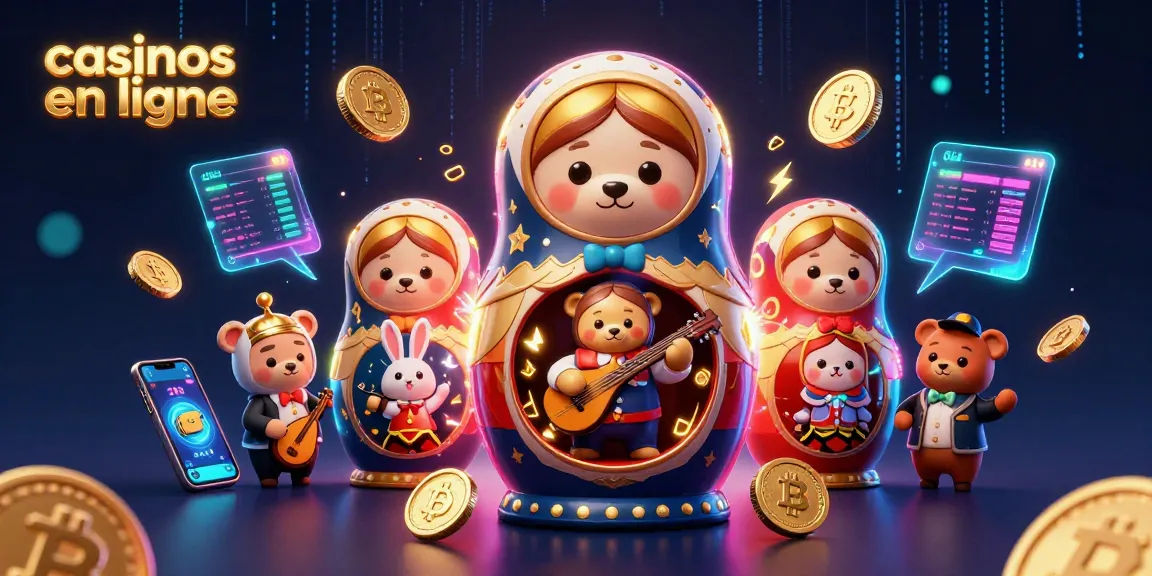 Plongez dans l'univers des casinos en ligne avec des ours Matryoshka et un lièvre musical.