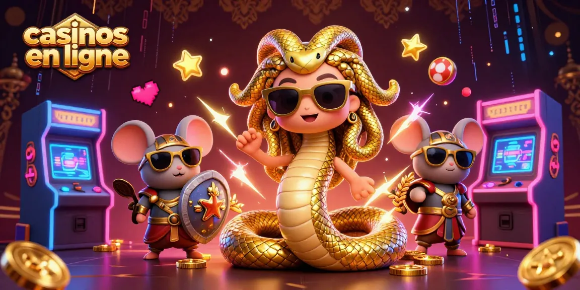 Les casinos en ligne offrent une expérience immersive avec Méduse et un guerrier souris en 3D.