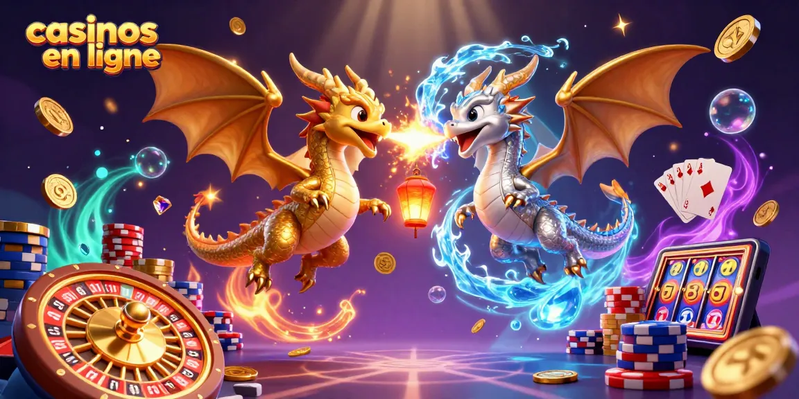 Gagnez avec les casinos en ligne : dragons et magie des jeux de casino.