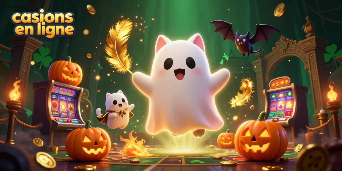 Plongez dans l'univers des casinos en ligne avec ce chat fantôme vivant des aventures captivantes.